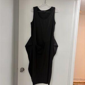 Elegant Black Midi Dress